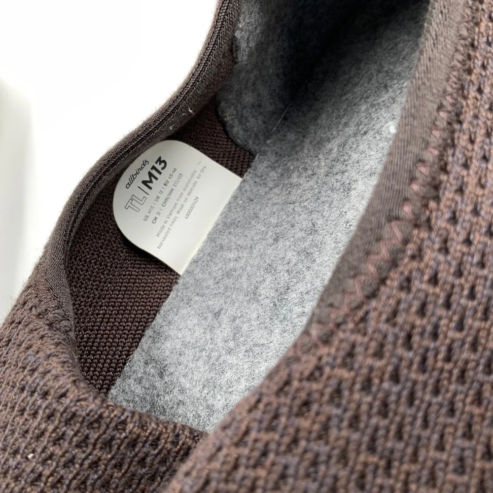 Allbirds Tree Loungers Brown Espresso Mens Slip On Shoes M13 TL M13